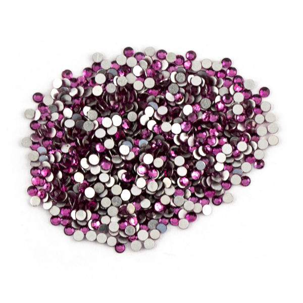 Rhinestone fuchsia 1mm