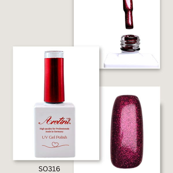 UV-Gel soak off 316 blackberry