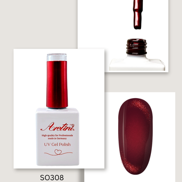 UV-Gel soak off 308 merlot