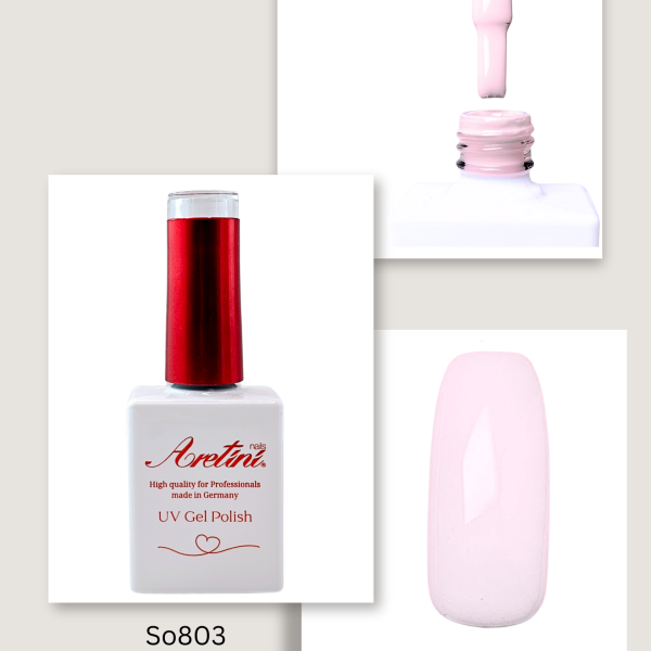 UV-Gel soak off 803 salmon